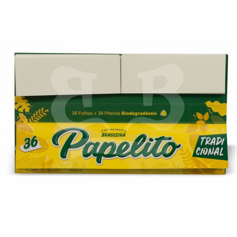 Seda Papelito Tradicional King Size + 32 Piteiras